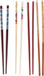 Chopsticks on white background