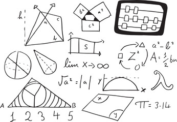 Poster - Geometric shapes with abacus