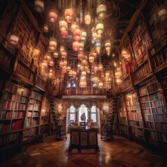  A Magical Library for Book Lovers
