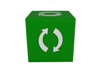 Sticker - Loading icon on cube