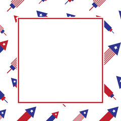 Poster - Graphic image of blank picture frame 