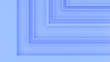 Poster - Abstract oblique angle blue square shapes background,3d rendering