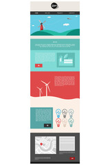 Poster - site with windmills and lightbulb