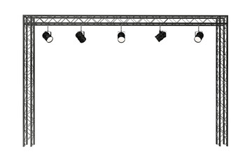 Aufkleber - Stage light against white background