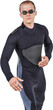 © vectorfusionart - Swimmer in wetsuit and swimming goggles
