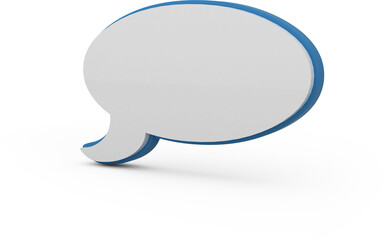 Poster - Speech bubble symbol