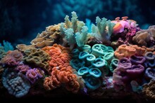 Coral Under The Sea