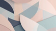 Pastel wallpaper with minimalistic geometric shapes