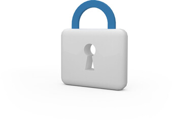 Poster - Padlock symbol