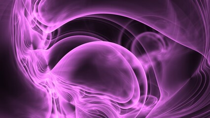 Wall Mural - Elegant abstract illustration for art projects, cards, business, posters. 3D illustration, computer-generated fractal