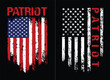 Patriot USA Flag Design Template