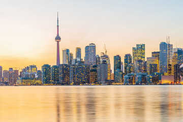 Wall Mural - Downtown Toronto city skyline, cityscape of Canada