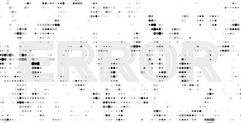Poster - The code of the background matrix falling from the top. Vector particle pattern. Data transfer.