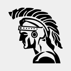 Wall Mural - Spartan logo vector design elements, spartan helmet symbol