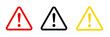 © ValGraphic - Warning, attention, caution sign set