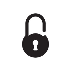 Lock vector linear icon. Private lock flat sign design. Padlock symbol. UX UI icon