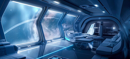 futuristic space tourism resort, opulent orbital space hotel, zero gravity accommodations, earth obs
