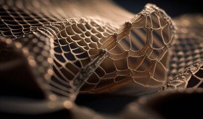  a close up of a piece of cloth with a pattern on it.  generative ai