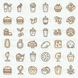 © TrenerMicha - Icon set for food and drink