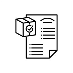 Poster - Delivery Note Icon, Delivery Receipt, Challan, Document, Bill Form Paperwork