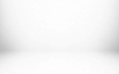 Poster - Empty white studio background. Design for displaying product