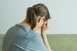 © evafesenuk - rear view of mature woman suffering from depression, loneliness