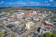 Aerial View Of Decatur, Alabama During Spring