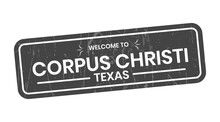 Corpus Christi Emblem, United State Of America, Austin, Texas Round Shape Badge, Stamp, Icon, Texas City Vector, Rubber, Label, Corpus Christi Grunge Rubber Vector