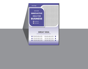 Wall Mural - business flyer template