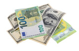 Fototapeta  - bill of currencies isolated