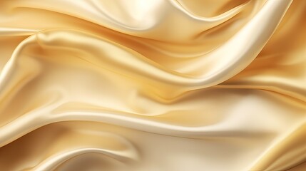 smooth elegant golden silk or satin luxury cloth texture can use as wedding background. luxurious ba