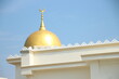 Gold dome of the masjid sign of Islam 