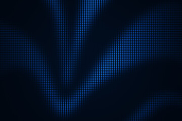 Poster - Digital dark landing page wallpaper with tech circles. 3D Rendering.