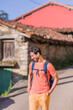 © Sangiao_Photography - Indian mid man in Asturias summer vacation. Casual hiker adventure with backpack. Ecotourism