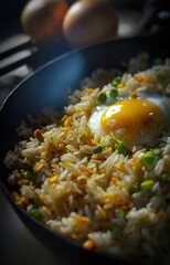 Wall Mural - fried rice with egg