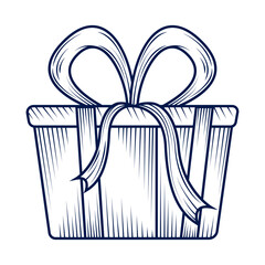 Poster - A gift packet with bow