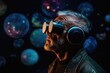 © DYNAMO VISUALS - A new reality: senior man discovers virtual worlds with vr headset