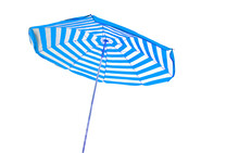 Umbrella For Sea And Sun Protection Isolated For Background