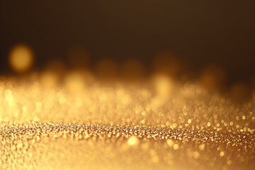 Poster - Beautiful Gold abstract texture glitter background, Generative AI	