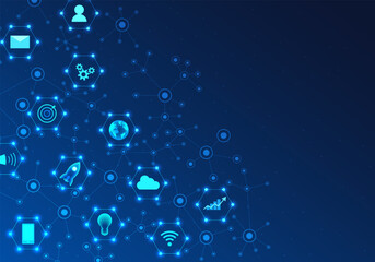 Poster - Expansion of smart technology who came to help the company's business to proceed quickly and grow by leaps and bounds Both in the form of online and using artificial intelligence to help