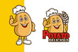 © Fitrah - Potato delicious mascot logo design cartoon character