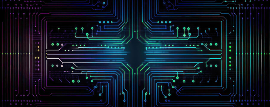 Abstract technology background. Circuit board, high computer technology. Vector illustration.