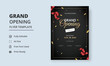 © Gentle Graphix - Grand Opening Flyer Template, Realistic grand Opening Invitation, Inauguration Flyer Template, Grand opening ceremony invitation flyer