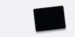 © ifh85 - modern tablet with dark screen on white
