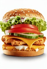 Sticker - Kentucky chicken burger with cheese