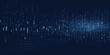 © ADDICTIVE STOCK - ASCII Art style Illustration of random symbols over blue background. Generative AI