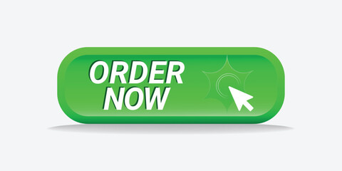 Effortless online shopping with our vibrant 'Order Now' button. Perfect for web design and e-commerce banners. Vector illustration for seamless integration.