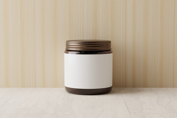 Sticker - black glass jar