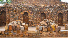 Feroz Shah Kotla Fort Located In New Delhi, India