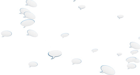 Poster - Abstract image of speech bubble